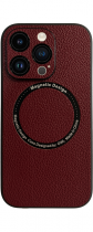 Vivid Magsafe Leather Case Apple iPhone 14 Pro Purple