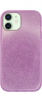 Vivid Glitter Shine Plastic Hard Case Apple iPhone 12/12 Pro Purple