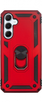 Vivid Ring Rugged Armor Case Samsung Galaxy A55 5G Red