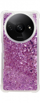 Vivid Liquid Glitter Case Redmi A3 Purple