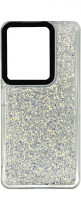 Vivid Glitter Shine Case Xiaomi Redmi Note 13 Pro/Poco X6 5G Silver