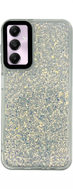 Vivid Glitter Shine Case Samsung Galaxy A05s Silver