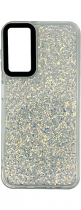 Vivid Glitter Shine Case Samsung Galaxy A05s Silver