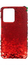 Vivid Sequin Case Redmi 13C Red