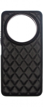 Vivid Diamond Shape PU Leather Case Redmi A3 Black