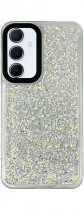 Vivid Glitter Shine Case Samsung Galaxy A55 5G Silver