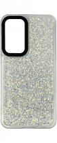 Vivid Glitter Shine Case Samsung Galaxy A55 5G Silver