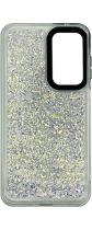Vivid Glitter Shine Case Samsung Galaxy A55 5G Silver