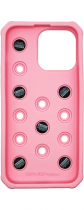 Vivid Silicone Pins Case Apple iPhone 15 Pro Max Pink