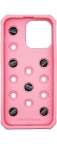 Vivid Silicone Pins Case Apple iPhone 15 Pro Max Pink