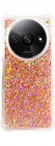 Vivid Liquid Glitter Case Redmi A3 Rose Gold