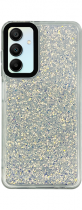 Vivid Glitter Shine Case Samsung Galaxy A15 4G/5G Silver