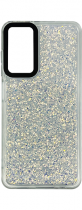 Vivid Glitter Shine Case Samsung Galaxy A15 4G/5G Silver