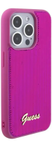 Guess “Sequin Script Metal” Hard Case Apple iPhone 15 Pro Max Fuchsia
