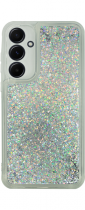 Vivid Liquid Glitter Case Samsung Galaxy A55 5G Silver