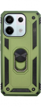 Vivid Ring Rugged Armor Case Redmi Note 13 Pro/Poco X6 5G Green