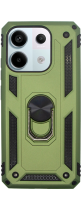 Vivid Ring Rugged Armor Case Redmi Note 13 Pro/Poco X6 5G Green