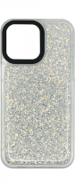 Vivid Glitter Shine Case Apple iPhone 14 Pro Silver