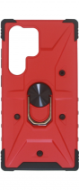 Vivid Ring Rugged Armor Case Samsung Galaxy S24 Ultra Red