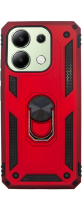 Vivid Ring Rugged Armor Case Redmi Note 13 4G Red