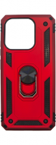 Vivid Ring Rugged Armor Case Redmi Note 13 4G Red