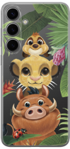 Disney Case Samsung Galaxy S24+ Lion King Partial Print Friends Transparent