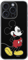 Disney Case Apple iPhone 15 Pro Mickey Full Print Smiley Black