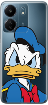 Disney Case Redmi 13C Donald Partial Print Angry Transparent