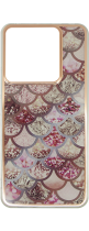 Vivid Mermaid Scale Silicone Case Redmi Note 13 Pro/Poco X6 5G Rose Gold