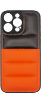 Vivid Puffer Back Cover Apple iPhone 15 Pro Orange/Black