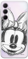 Disney Case Samsung Galaxy A35 5G Minnie Partial Print Sketch Transparent