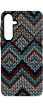 Vivid Ethnic Style Case Samsung Galaxy A55 5G Blue/Purple