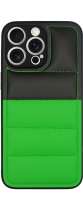 Vivid Puffer Back Cover Apple iPhone 15 Pro Max Green/Black