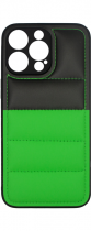 Vivid Puffer Back Cover Apple iPhone 15 Pro Max Green/Black