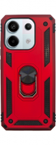 Vivid Ring Rugged Armor Case Redmi Note 13 Pro/Poco X6 5G Red