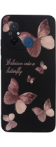 Vivid Silicone Case Xiaomi Redmi 12C Butterfly Black/Pink