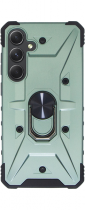 Vivid Ring Rugged Armor Case Samsung Galaxy S24 Green