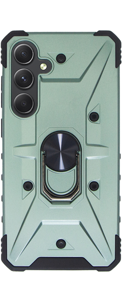 Vivid Ring Rugged Armor Case Samsung Galaxy S24 Green