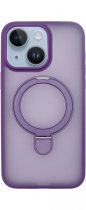 Vivid Magsafe Ring Stand PC Case Apple iPhone 15 Plus Purple