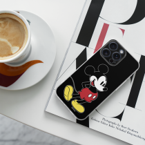 Disney Case Apple iPhone 15 Pro Max Mickey Full Print Smiley Black