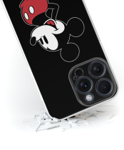 Disney Case Apple iPhone 15 Pro Max Mickey Full Print Smiley Black