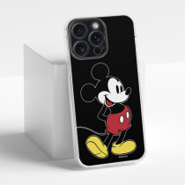 Disney Case Apple iPhone 15 Pro Max Mickey Full Print Smiley Black