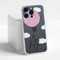 Disney Case Apple iPhone 15 Pro Max Winnie the Pooh Partial Print Balloon Transparent