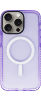 Vivid Magsafe Silicone Case Apple iPhone 15 Pro Max Purple