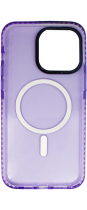 Vivid Magsafe Silicone Case Apple iPhone 15 Pro Max Purple