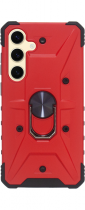 Vivid Ring Rugged Armor Case Samsung Galaxy S24+ Red