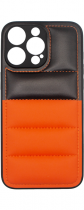 Vivid Puffer Back Cover Apple iPhone 15 Pro Max Orange/Black