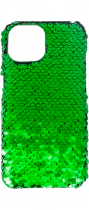 Vivid Sequin Case Apple iPhone 15 Green