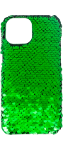 Vivid Sequin Case Apple iPhone 15 Green