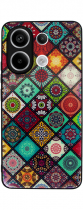 Vivid Ethnic Style Case Redmi Note 13 4G Red